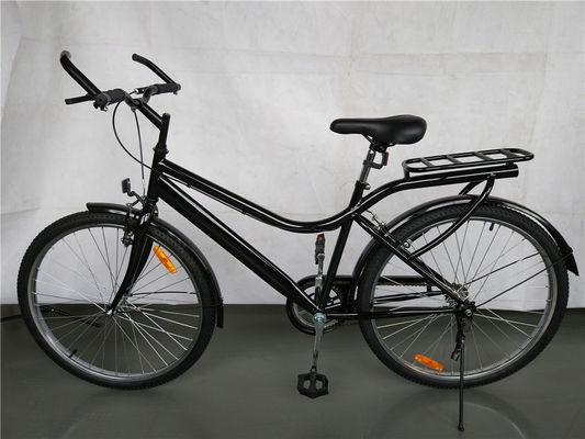 1.7m longitud negro color de velocidad única paso a través de la bicicleta híbrida 17kg peso bruto