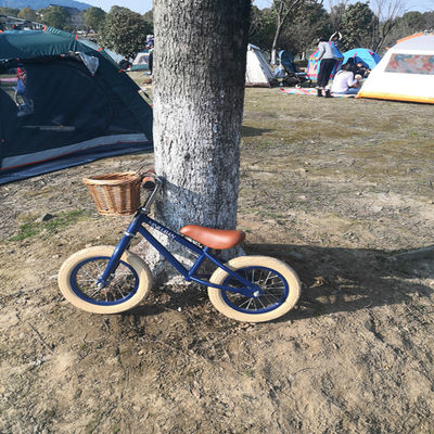 2022 Style Kids Walking Bike para Bebé con Cestilla Fronteriza y neumáticos Wanda de 12 pulgadas