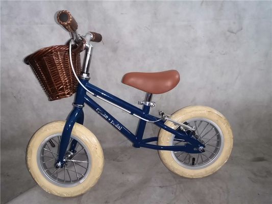 2022 Style Kids Walking Bike para Bebé con Cestilla Fronteriza y neumáticos Wanda de 12 pulgadas