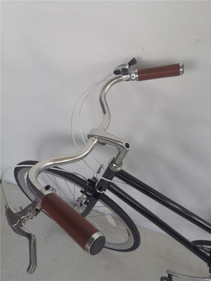 Rueda delantera y trasera V freno 7 velocidad 26 pulgadas bicicleta personalizada para mujeres adultas bici de crucero de la ciudad con marco duro