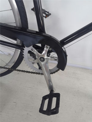 Rueda delantera y trasera V freno 7 velocidad 26 pulgadas bicicleta personalizada para mujeres adultas bici de crucero de la ciudad con marco duro