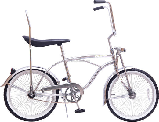 14KGS Color Negro Deporte Beach Cruiser Bike Lowrider Bike con silla de cuero