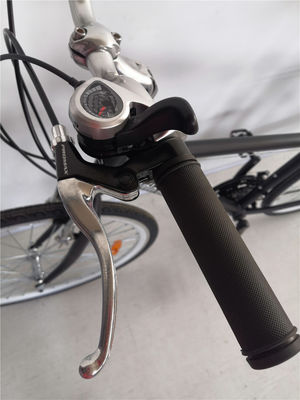 Promax Crank 1.8m Cuadro de aleación de aluminio 21S Comfort Fitness Bicicleta híbrida para adultos
