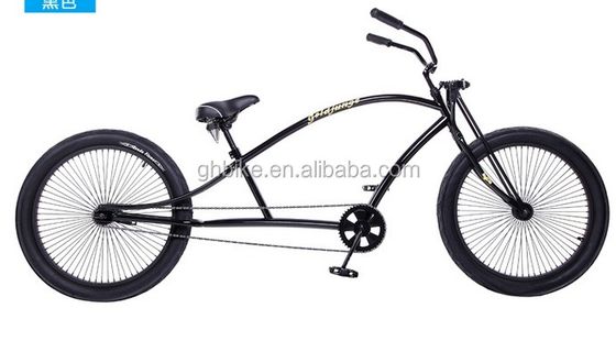 Almohadura de aleación de aluminio Corazón de resorte de tenedor Crucero de playa Bicicleta de playa larga Bicicleta Chopper Bike