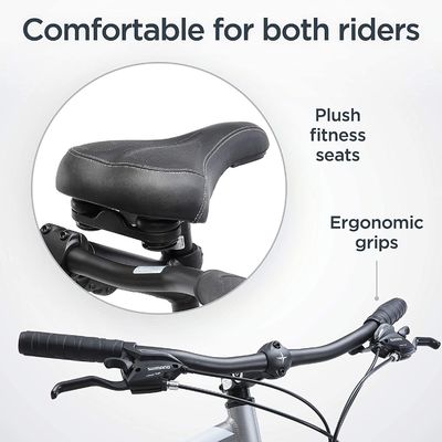 Bicicleta de doble persona Tandem 26&quot; 21s Marchas 1 Velocidad 120kg Capacidad de carga Opción popular