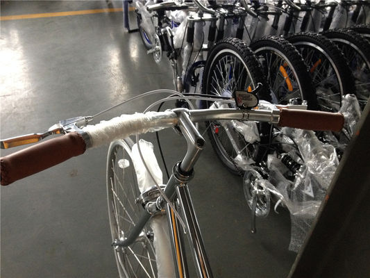 Personalizar Vintage Lady Bicicleta Retro Mujeres Bicicleta Bicicleta Chrome con 3 velocidades