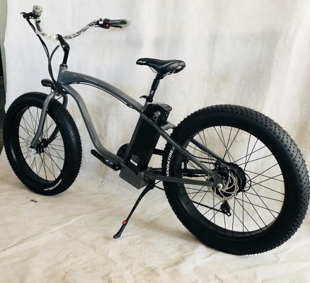 Tamaño de la rueda de 26 " 48V 1000W 21AH Batería de litio Bicicleta eléctrica para Vintage Beach Cruiser