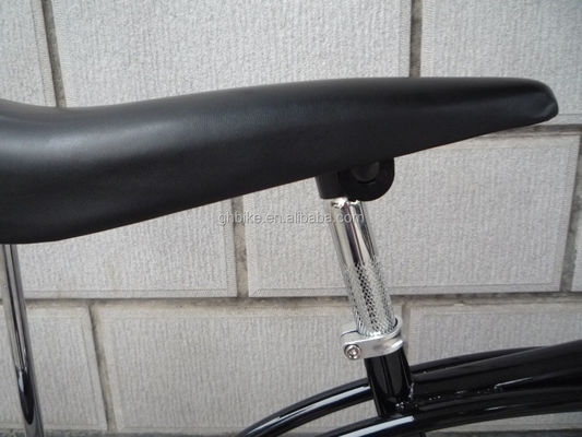 20 pulgadas de pintura cromada certificada por el CE lowrider bicicleta de playa crucero con silla de plátano