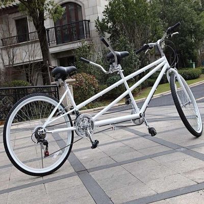 Doble V Freno 26&quot; 18 velocidades Hi-Carton Acero Marco CE En venta descuento tándem de dos asientos de dos personas bicicleta