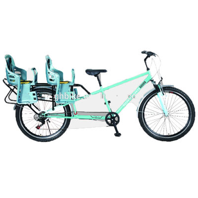 21 velocidades de engranaje bicicleta tándem para dos jinetes diseño plegable NO ruedas de entrenamiento