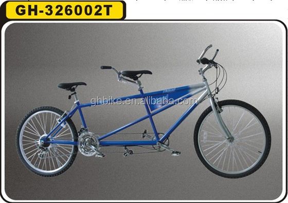Shimano 7 velocidad bicicleta tándem 26 &quot;bicicleta tándem plegable con marco de acero y dos asientos
