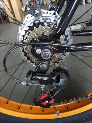 26 pulgadas 3.0 neumático de grasa neumático hombre bicicleta crucero de playa con Shimano 7 marchas y freno de disco