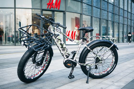 26" BaFang 1000W 48V 14AH neumático eléctrico de grasa motocicleta de montaña para el mercado de EE.UU.