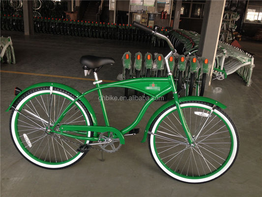26&quot; Single Speed Acero Cuadro Freno de Pies Beach Cruiser Bicicleta para hombres adultos Promoción