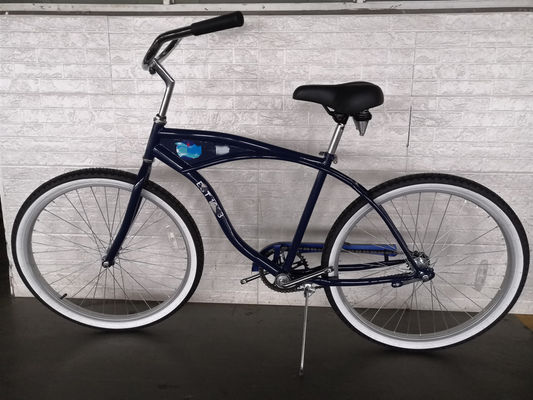 26&quot; Single Speed Acero Cuadro Freno de Pies Beach Cruiser Bicicleta para hombres adultos Promoción