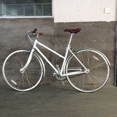 Vintage CR-MO Acero 4130 Mujeres Mujeres Mujeres Interiores 3 Velocidades City Bike para el mercado europeo