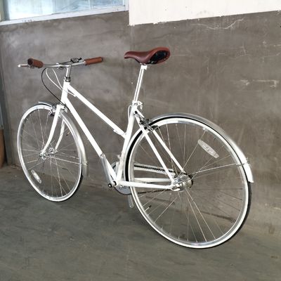 Vintage CR-MO Acero 4130 Mujeres Mujeres Mujeres Interiores 3 Velocidades City Bike para el mercado europeo