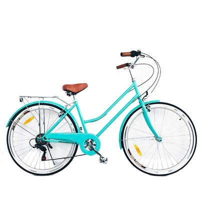 CPSC Colorido 700C CE Hi-Steel Lady City Bike con borde de aleación de aluminio y 7 velocidades