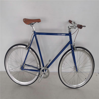 4130 Chromoly Single Speed Retro Men Step Through City Cruiser Bike con tamaño de rueda 700C