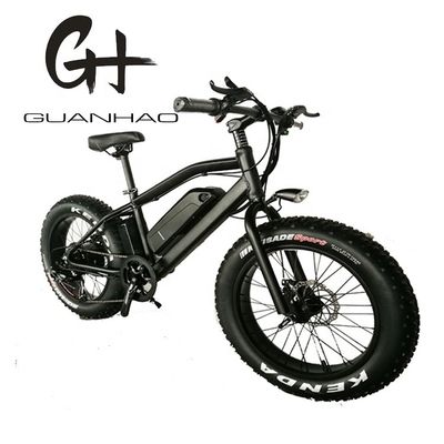 Bicicleta de montaña eléctrica de neumáticos de nieve de 20 pulgadas con motor de 48V 750W y batería de litio de 14AH