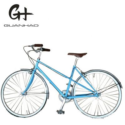 700C Shimano NEXUS Inner 7 velocidades Caliper Freno Vintage CE OEM Mujeres de la ciudad Lady Bike