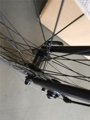 Shimano Gear Cuadro duro Freno de disco OEM Chromoly 4130 Cuadro Hombre Híbrido Adulto Ciudad Crucero Bicicleta Ruta Bicicleta