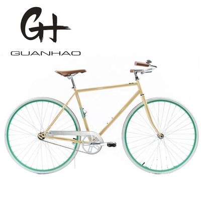 Cadro duro 1.8m longitud CE frenado de montaña rusa de velocidad única bicicleta híbrida de la ciudad para hombres adultos