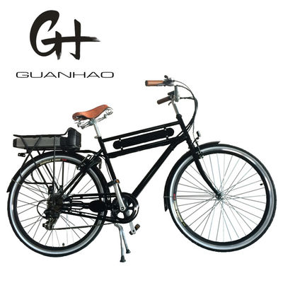 36V 10Ah 250W 700C Marco de acero UL2849 Cargo Eléctrico de trabajo pesado holandés hombres adultos City Ebike