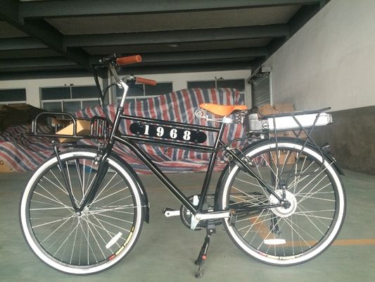 36V 10Ah 250W 700C Marco de acero UL2849 Cargo Eléctrico de trabajo pesado holandés hombres adultos City Ebike