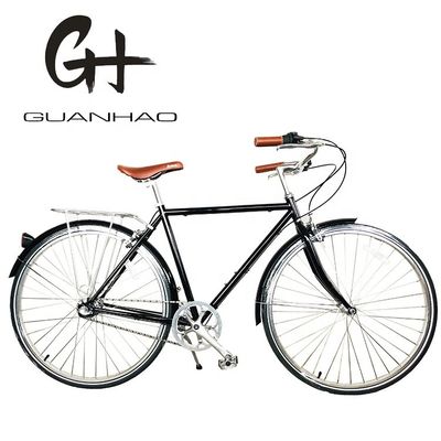 Pedal ordinario de velocidad única holandés hombre de la ciudad de adultos de la bicicleta de época para el mercado sudamericano