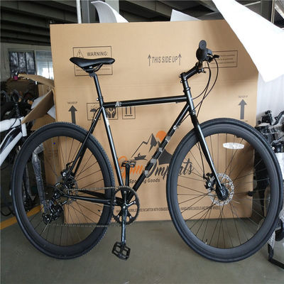 13kg 28&quot; Tamaño de rueda Marco de bicicleta cromolí 4130 City Cruiser Hombres Bicicleta de 7 velocidades Ciclo urbano Híbrido 700c Bicicleta