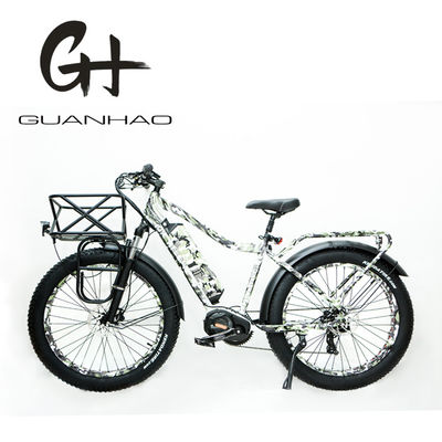 Bicicleta eléctrica de neumáticos gordos de 48 V con motor central de Bafang de 1000 W y ruedas Kenda 26 * 4,0
