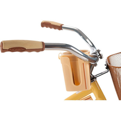 Pedal ordinario de 26 pulgadas de bicicleta de crucero para mujeres con borde de aluminio y color amarillo plátano