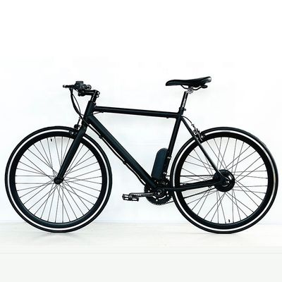 700C 24V 250W OEM Personalizado UL2849 CE 8.8AH Batería de litio 20KM/H Velocidad única Para hombres adultos Bicicleta eléctrica de engranaje fijo