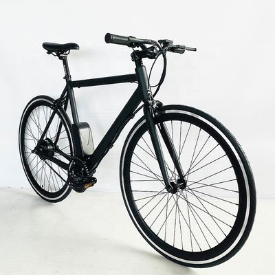 700C 24V 250W OEM Personalizado UL2849 CE 8.8AH Batería de litio 20KM/H Velocidad única Para hombres adultos Bicicleta eléctrica de engranaje fijo