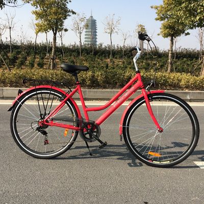 calle 28 pulgadas Ofo 7 velocidades retro damas mujeres chica CE estilo holandés bicicleta de ciudad blanca