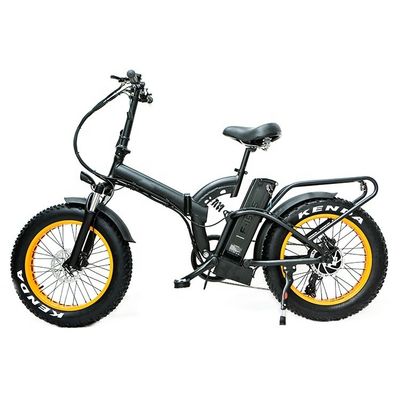 20*4" Motor de cubo trasero 48V 1000W 50KM/H 14AH Batería de litio con suspensión completa Bicicleta plegable eléctrica