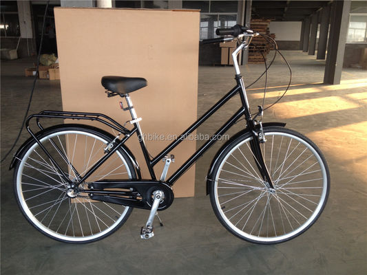 17kg Negro Color 3 Gear City Bike para mujeres Bicicleta City Bike Damas Bicicletas Negro Color