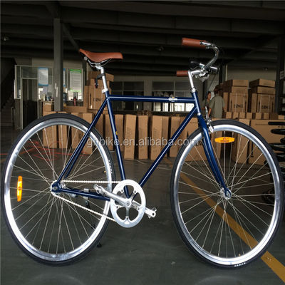 Vintage City Cruiser Bicicleta 700C para hombres adultos Bicicleta híbrida retro Cromo con tenedor Cro-mo