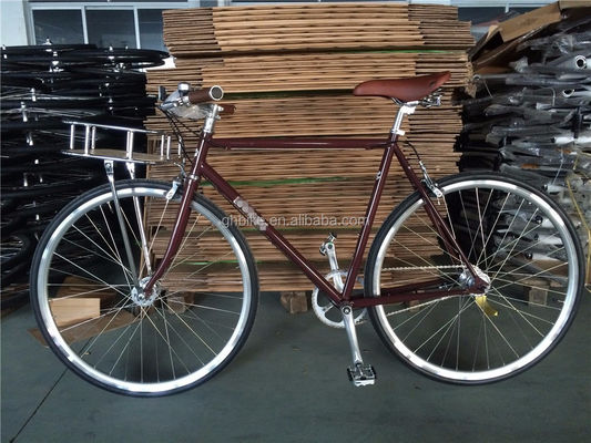 Interno 5 velocidad Vintage City Bike 700C para hombres Tamaño de rueda y Nexus 3 velocidad Bicicletas retro