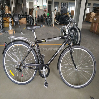 Bicicleta híbrida para adultos 700C de 6 velocidades Lady City Cruiser Bicicleta con peso bruto de 17 kg