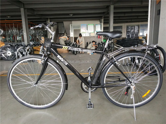 Bicicleta híbrida para adultos 700C de 6 velocidades Lady City Cruiser Bicicleta con peso bruto de 17 kg