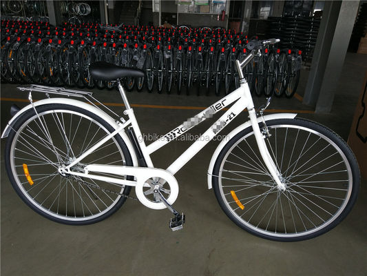 Bicicleta híbrida para adultos 700C de 6 velocidades Lady City Cruiser Bicicleta con peso bruto de 17 kg