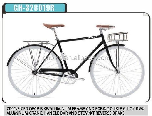 Cruce sin esfuerzo por la ciudad en esta bicicleta de 3 velocidades para hombres con cesta