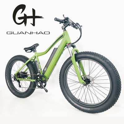 26" 500W 14AH Batería de litio neumático de nieve de grasa bicicleta de montaña eléctrica para hombres adultos par 80-90 Nm