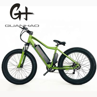 26" 500W 14AH Batería de litio neumático de nieve de grasa bicicleta de montaña eléctrica para hombres adultos par 80-90 Nm