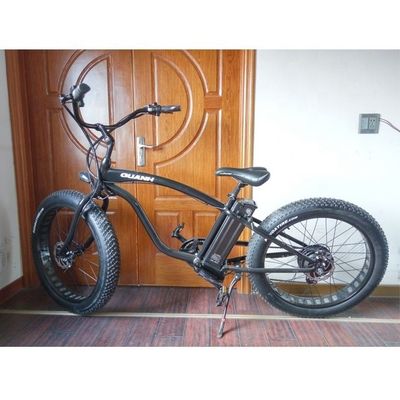 26" 4.0 48V 1000W 21AH Batería de litio Cuadro de aluminio eléctrico grasa Gran neumático de nieve Crucero de playa bicicleta