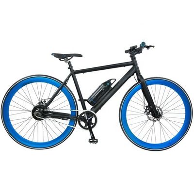 Cuadro de aluminio 700C de velocidad única 500W 48V 10AH Batería de litio Bicicleta eléctrica para la ciudad