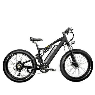 1000W Motor de gran potencia 21AH Capacidad de batería Bicicleta de montaña eléctrica de suspensión completa