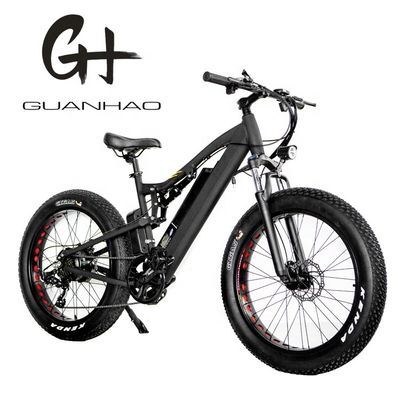 1000W Motor de gran potencia 21AH Capacidad de batería Bicicleta de montaña eléctrica de suspensión completa